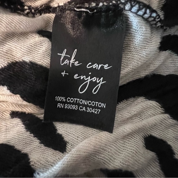 NIC+ZOE Opposites Attract Sweater Black & White Mock Neck Long Sleeve Size M - Picture 11 of 14